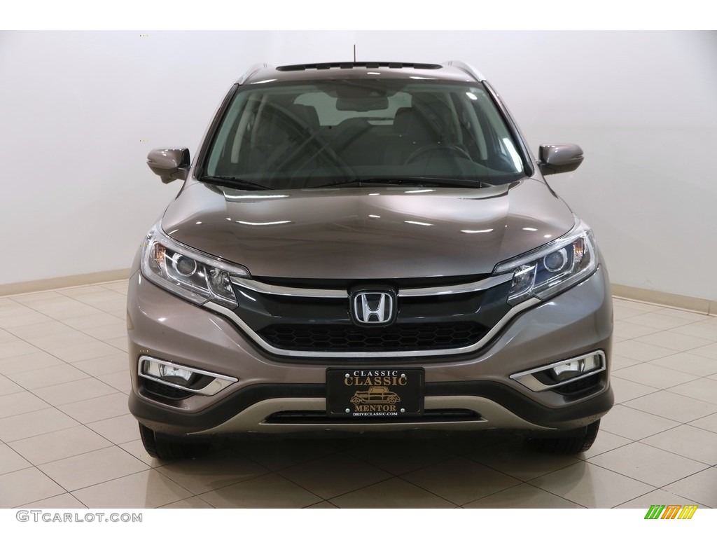 2015 CR-V Touring - Urban Titanium Metallic / Black photo #2