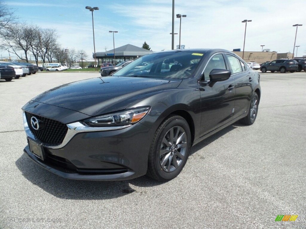 Machine Gray Metallic 2018 Mazda Mazda6 Sport Exterior Photo #126984728