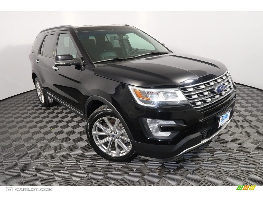 2017 Explorer Limited 4WD - Shadow Black / Ebony Black photo #8