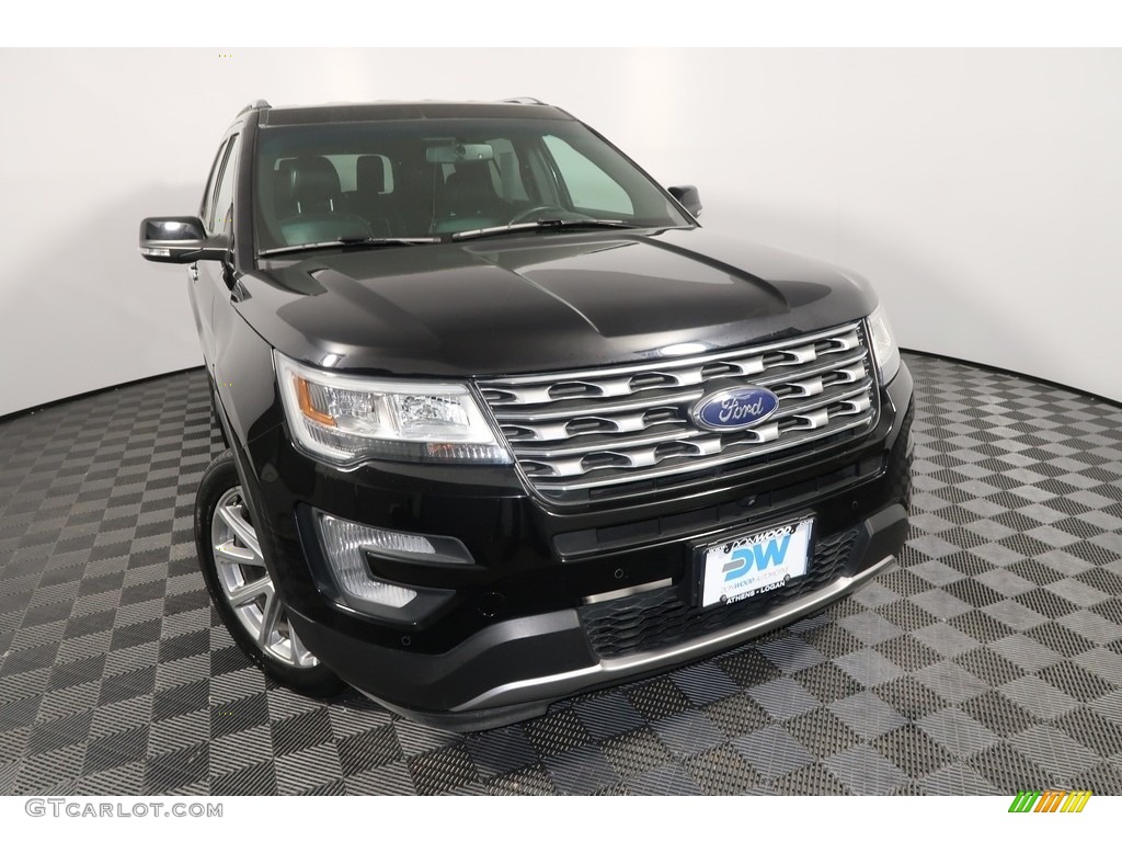 2017 Explorer Limited 4WD - Shadow Black / Ebony Black photo #9