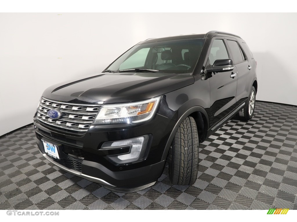 2017 Explorer Limited 4WD - Shadow Black / Ebony Black photo #12