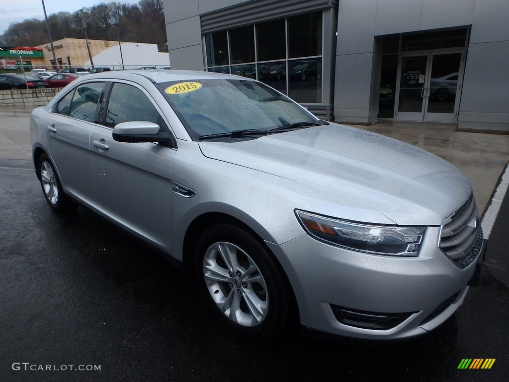 2015 Taurus SEL - Ingot Silver Metallic / Charcoal Black photo #8