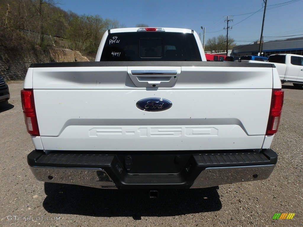 2018 F150 Lariat SuperCrew 4x4 - Oxford White / Black photo #4