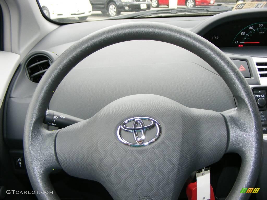 2008 Yaris 3 Door Liftback - Bayou Blue Pearl / Dark Charcoal photo #10