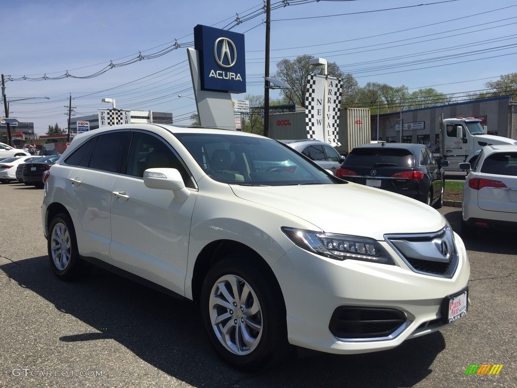 2017 RDX Technology AWD - White Diamond Pearl / Parchment photo #1