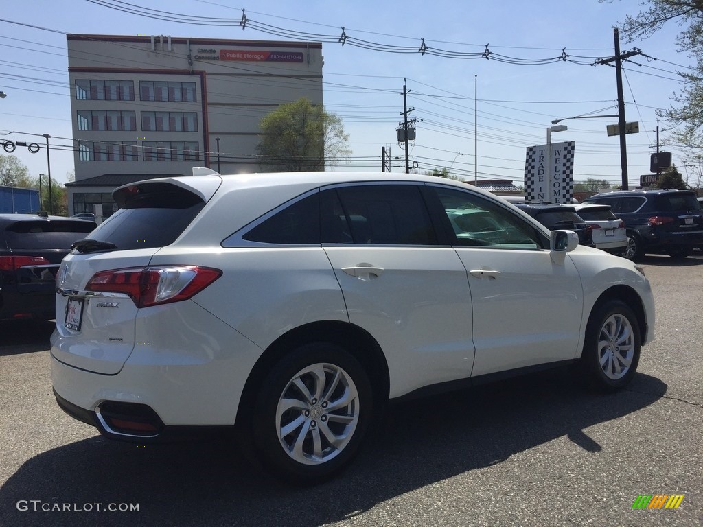 2017 RDX Technology AWD - White Diamond Pearl / Parchment photo #3