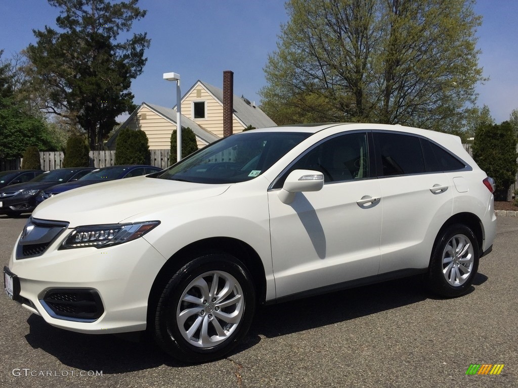 2017 RDX Technology AWD - White Diamond Pearl / Parchment photo #7