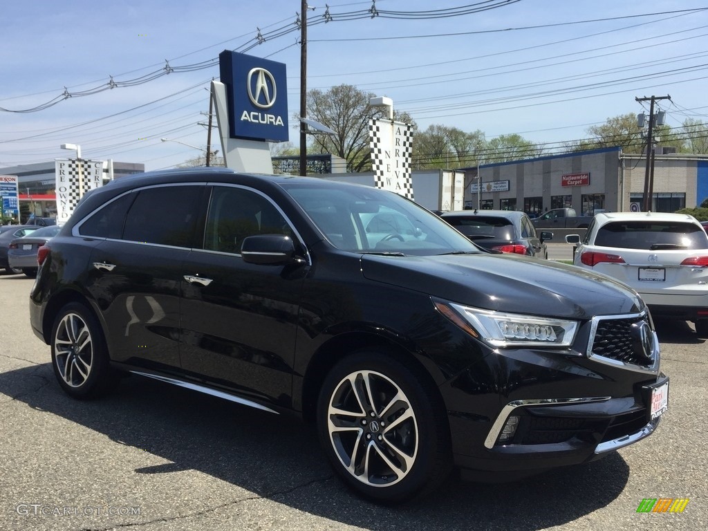 2017 MDX Advance SH-AWD - Crystal Black Pearl / Ebony photo #1