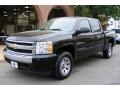 2007 Black Chevrolet Silverado 1500 LT Crew Cab 4x4  photo #1