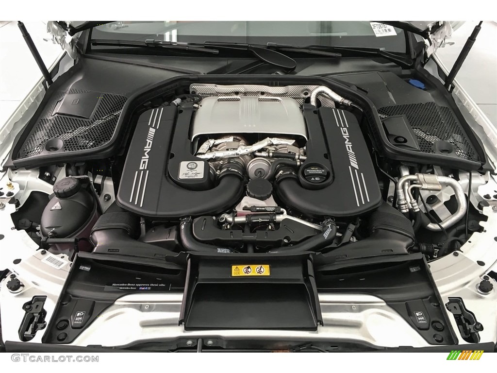 2018 Mercedes-Benz C 63 S AMG Coupe 4.0 Liter AMG biturbo DOHC 32-Valve VVT V8 Engine Photo #126991286