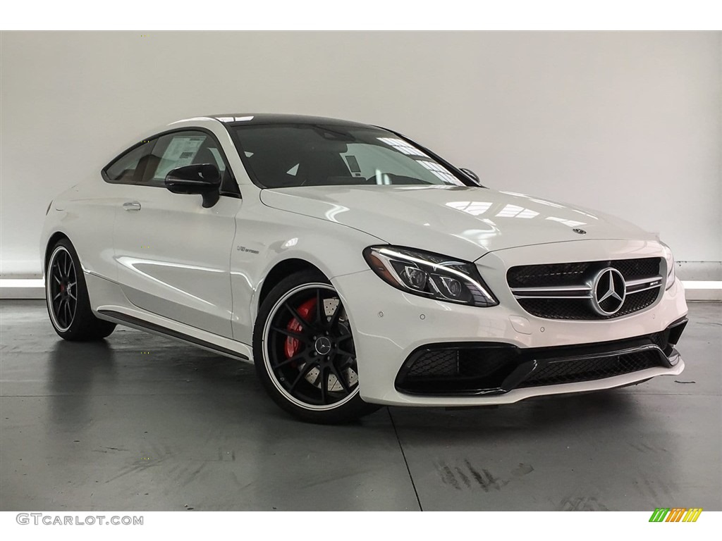 Polar White 2018 Mercedes-Benz C 63 S AMG Coupe Exterior Photo #126991352