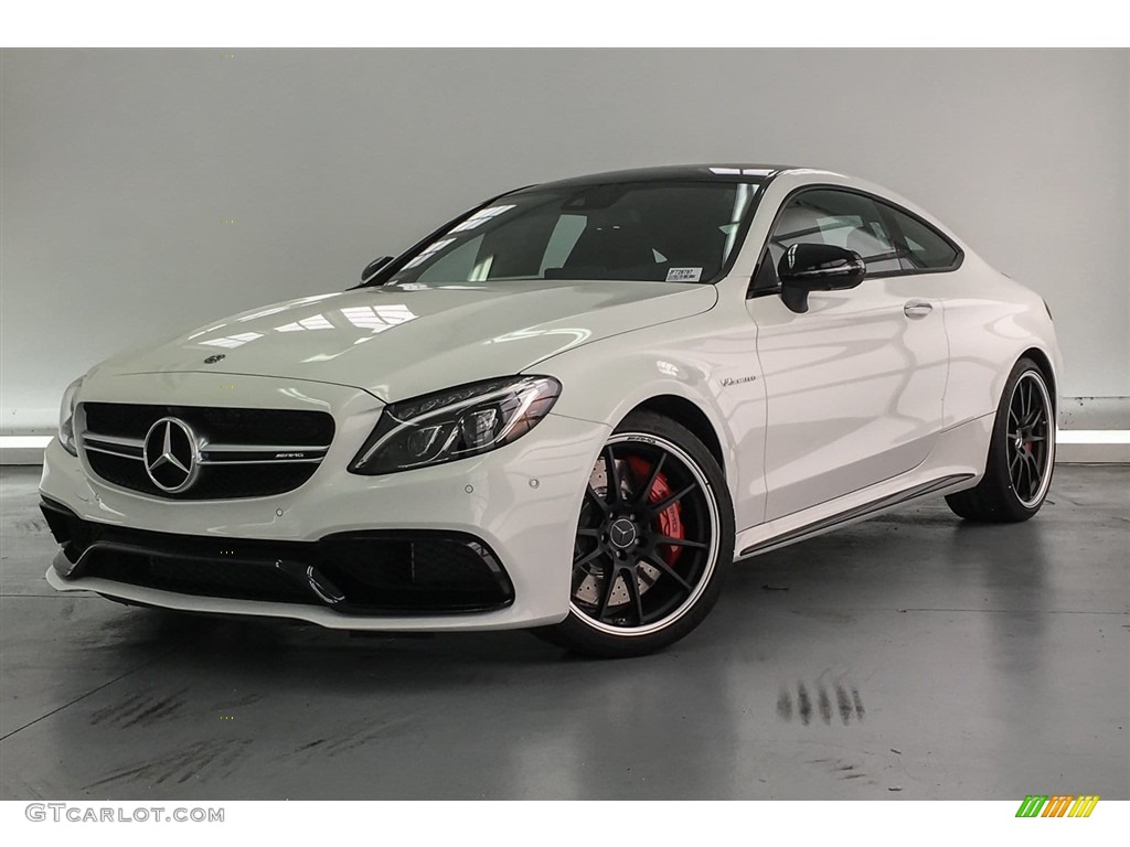 Polar White 2018 Mercedes-Benz C 63 S AMG Coupe Exterior Photo #126991406