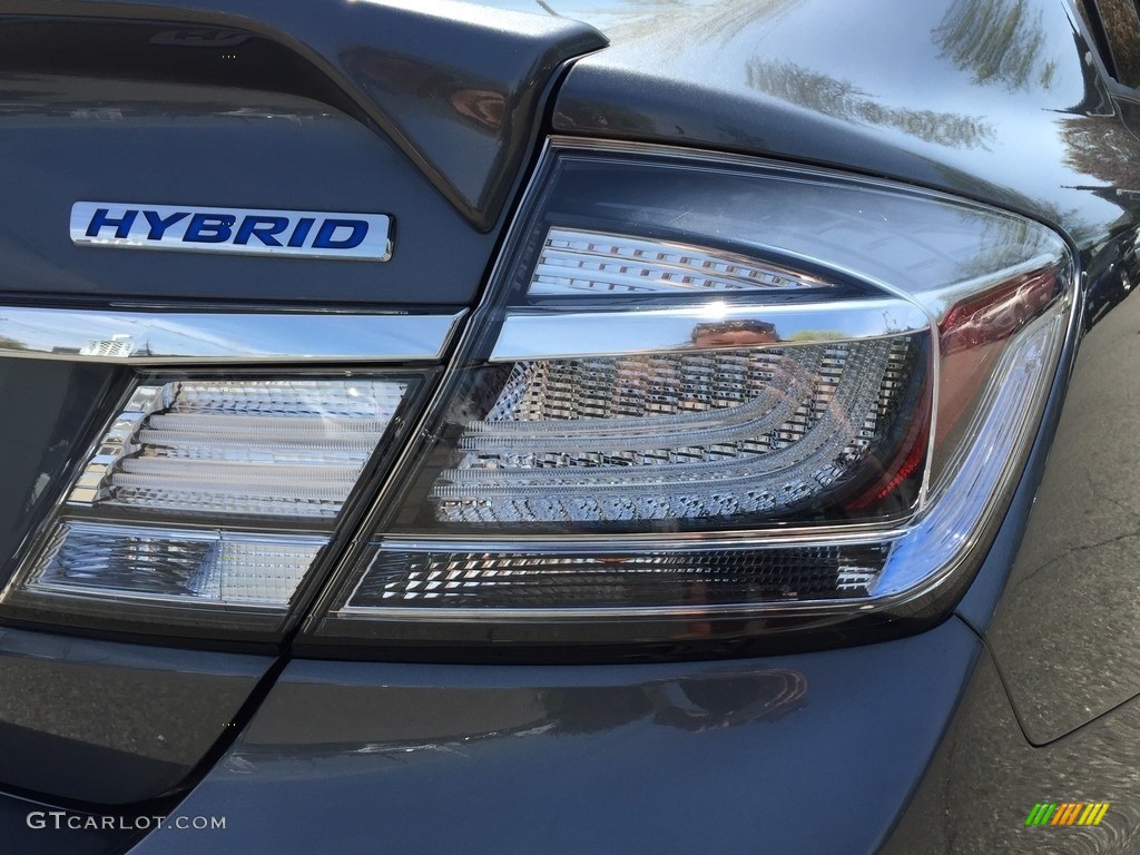 2013 Civic Hybrid Sedan - Polished Metal Metallic / Gray photo #22
