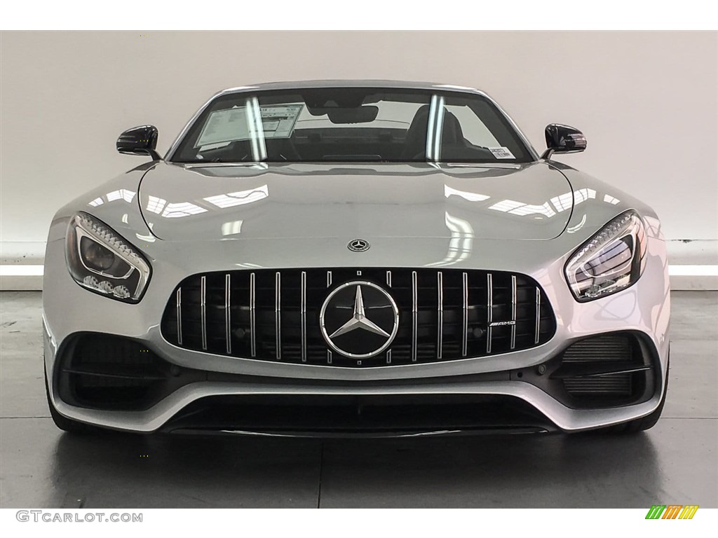 Iridium Silver Metallic 2018 Mercedes-Benz AMG GT Roadster Exterior Photo #126993551