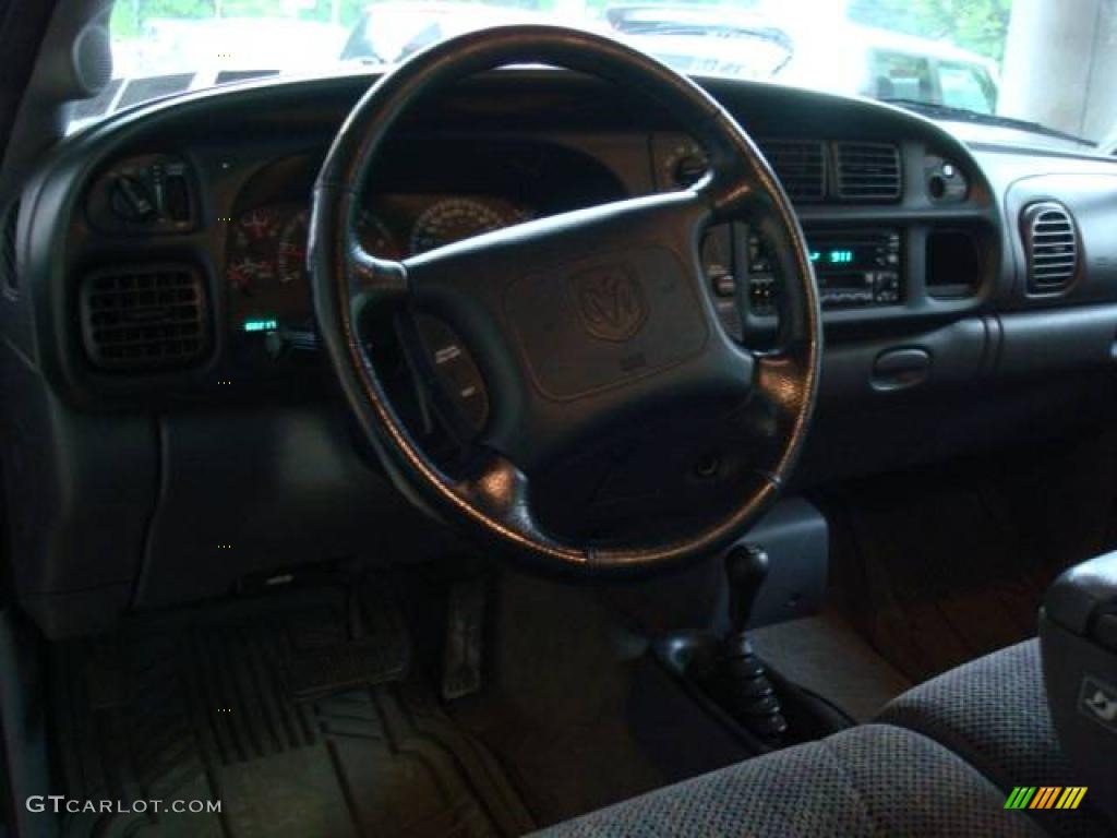 2000 Ram 1500 ST Regular Cab 4x4 - Patriot Blue Pearlcoat / Agate photo #10