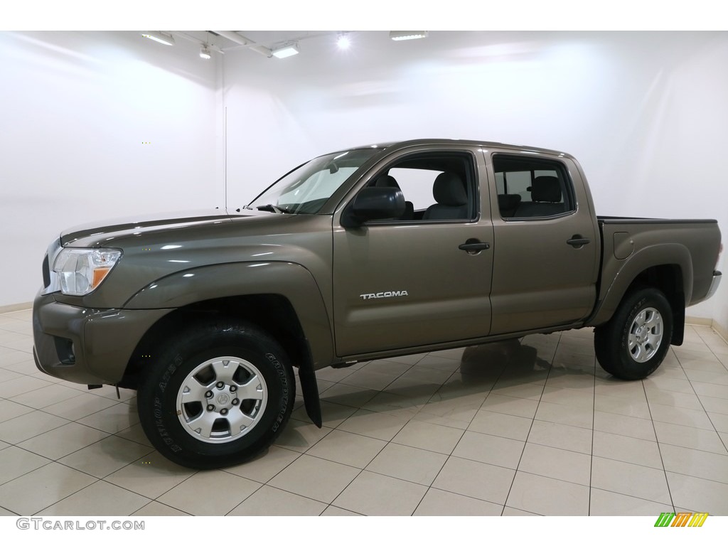 2015 Tacoma V6 Double Cab 4x4 - Pyrite Mica / Graphite photo #3