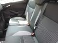 2018 Ford Focus Charcoal Black/Smoke Storm Partial Recaro Leather Interior Rear Seat Photo