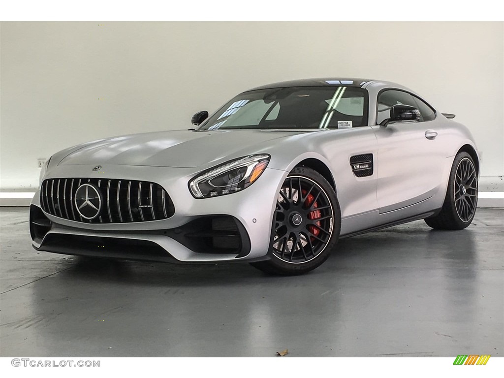 designo Iridium Silver Magno (Matte) 2018 Mercedes-Benz AMG GT S Coupe Exterior Photo #126994694