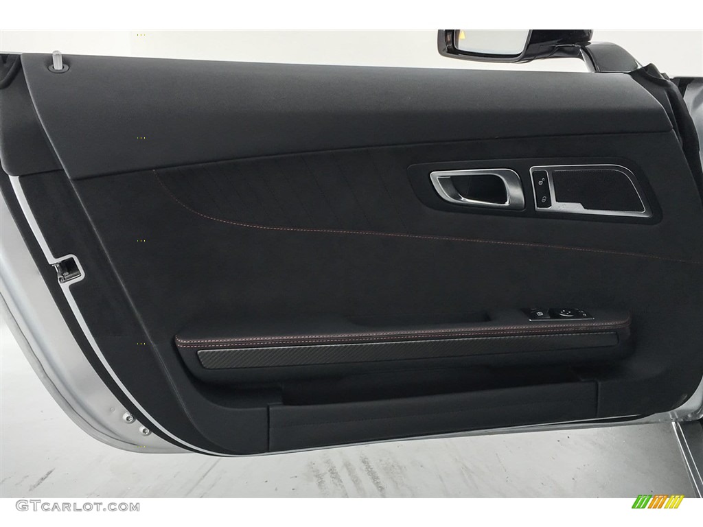 2018 Mercedes-Benz AMG GT S Coupe Black w/Dinamica Door Panel Photo #126994943
