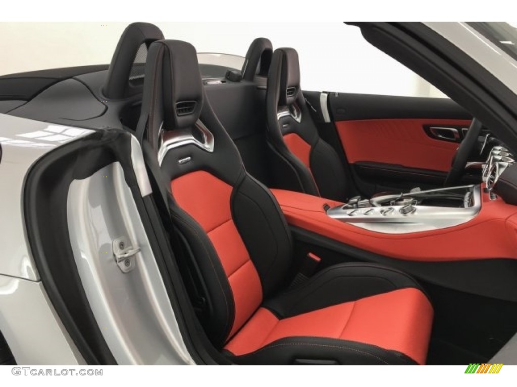Red Pepper/Black Interior 2018 Mercedes-Benz AMG GT C Roadster Photo #126995312