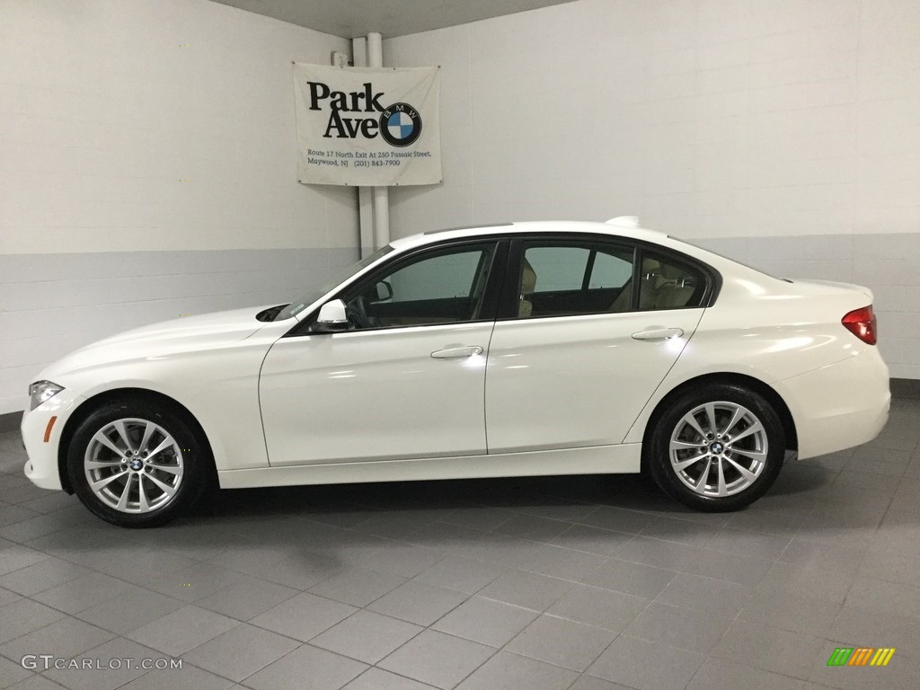 2018 3 Series 320i xDrive Sedan - Alpine White / Venetian Beige photo #2