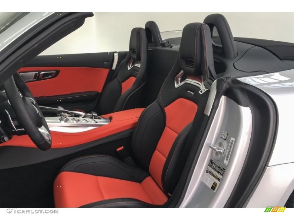 Red Pepper/Black Interior 2018 Mercedes-Benz AMG GT C Roadster Photo #126995483