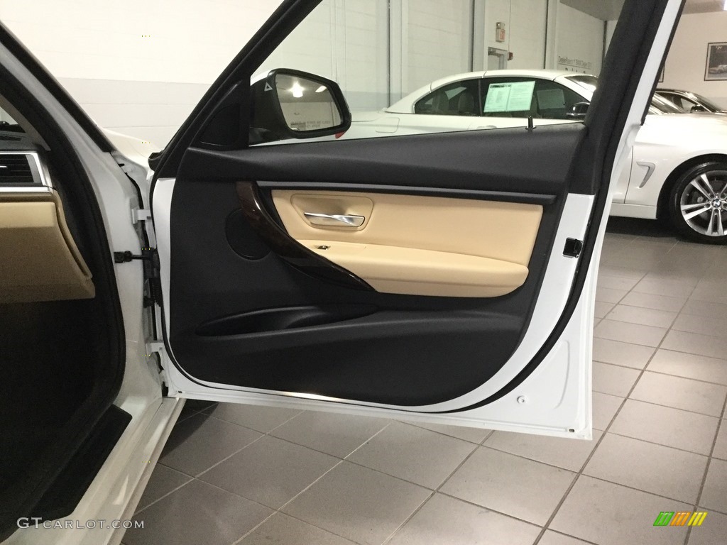 2018 3 Series 320i xDrive Sedan - Alpine White / Venetian Beige photo #15