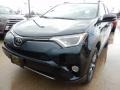 2018 Galactic Aqua Mica Toyota RAV4 XLE  photo #1
