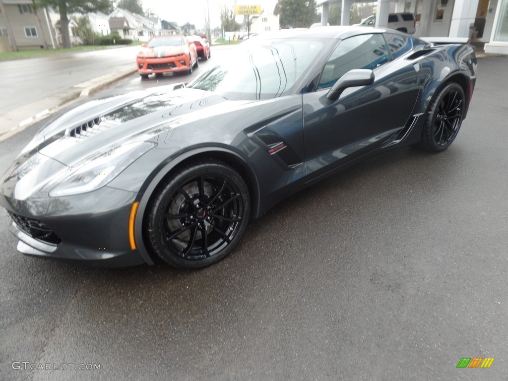2019 Corvette Grand Sport Coupe - Shadow Gray Metallic / Black photo #5
