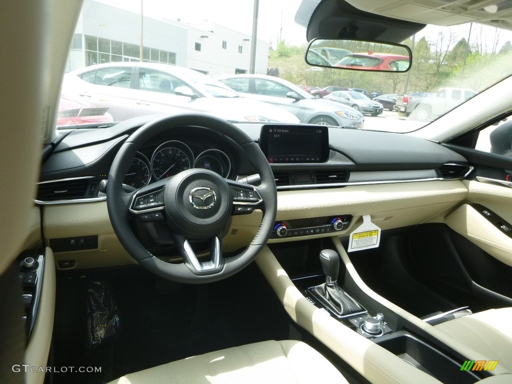 2018 Mazda6 Touring - Snowflake White Pearl Mica / Sand photo #9