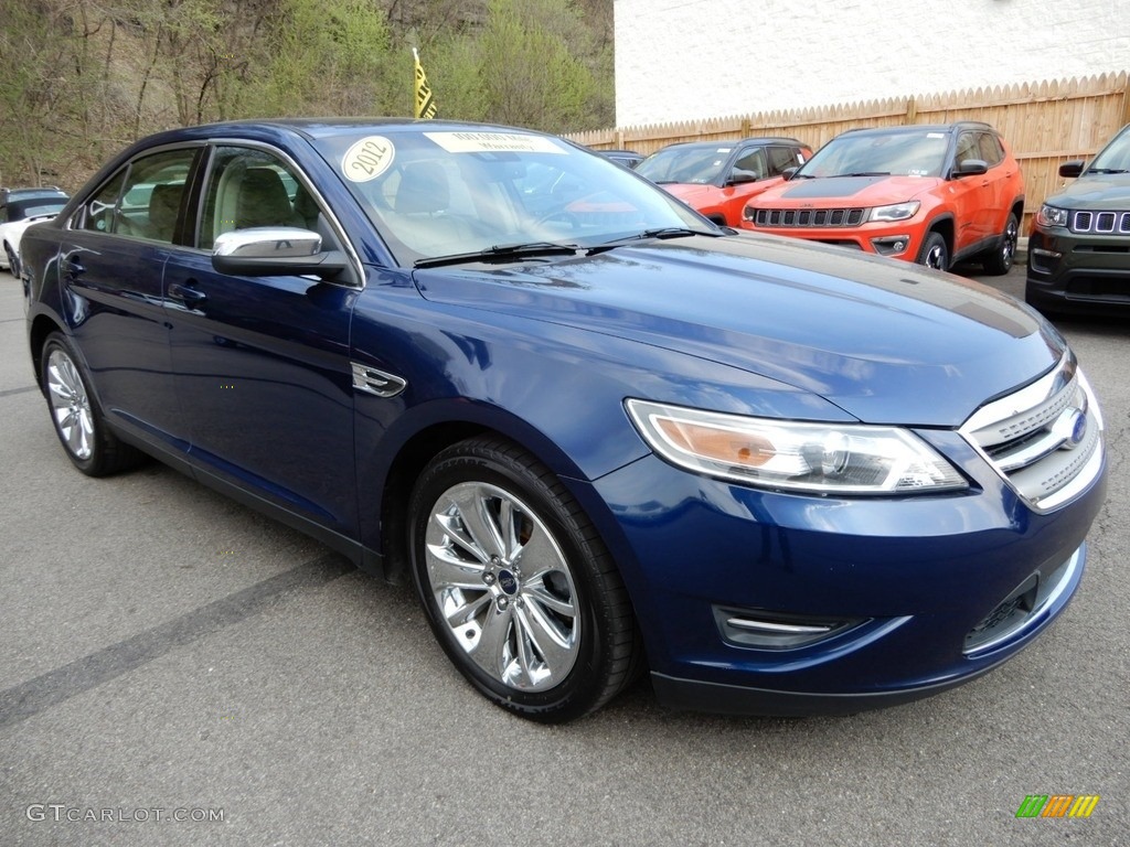 2012 Taurus Limited - Dark Blue Pearl / Light Stone photo #7