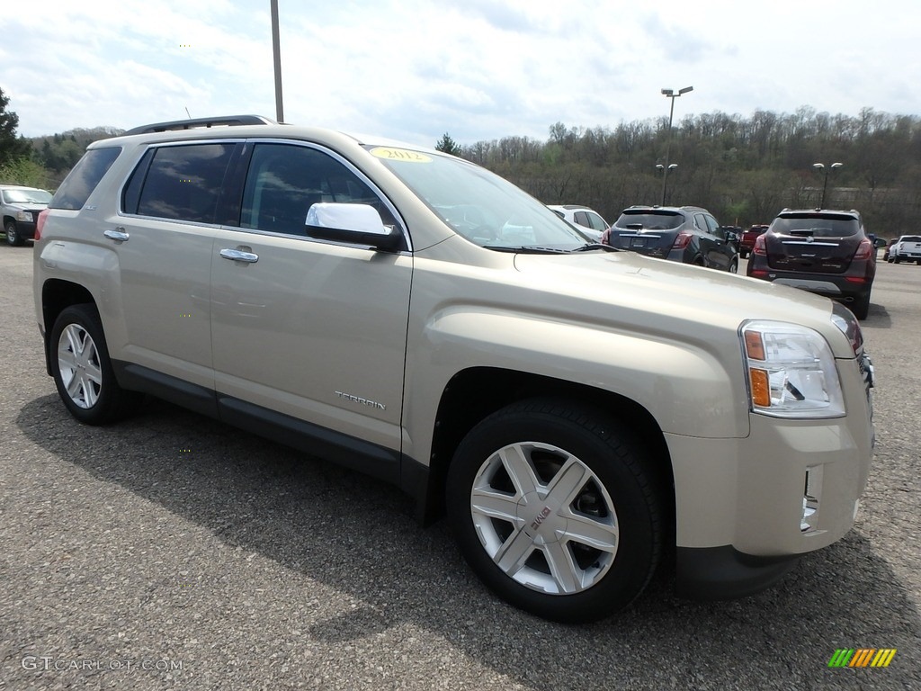2012 Terrain SLE AWD - Gold Mist Metallic / Jet Black photo #4