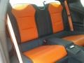 Jet Black/Orange Accents Rear Seat Photo for 2018 Chevrolet Camaro #127000163