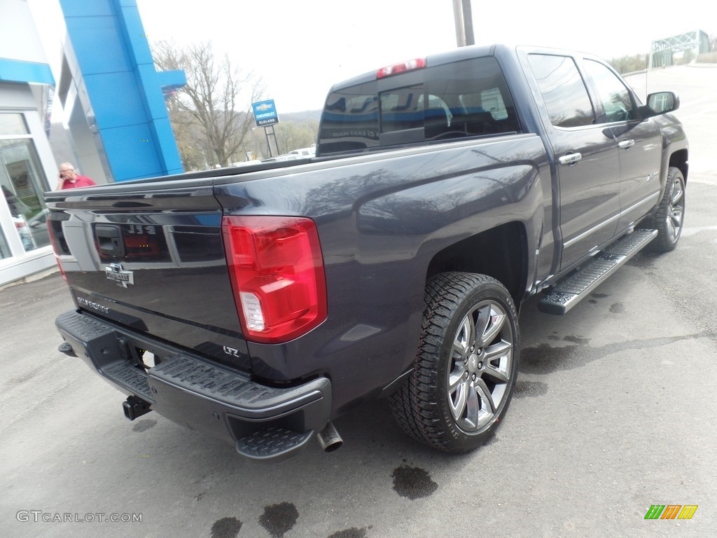 2018 Silverado 1500 LTZ Crew Cab 4x4 - Centennial Blue Metallic / Dark Ash/Jet Black photo #8
