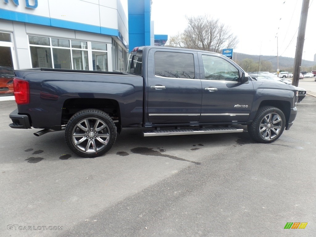 2018 Silverado 1500 LTZ Crew Cab 4x4 - Centennial Blue Metallic / Dark Ash/Jet Black photo #9