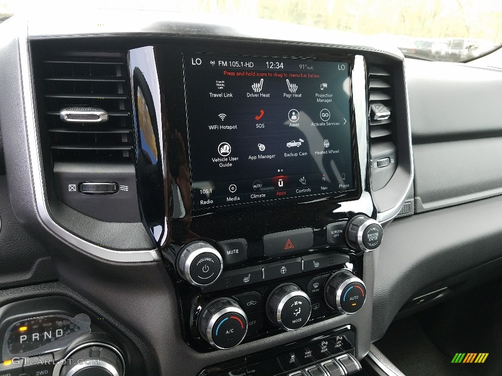 2019 Ram 1500 Big Horn Crew Cab 4x4 Controls Photo #127002323