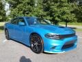 2018 B5 Blue Pearl Dodge Charger R/T Scat Pack  photo #4