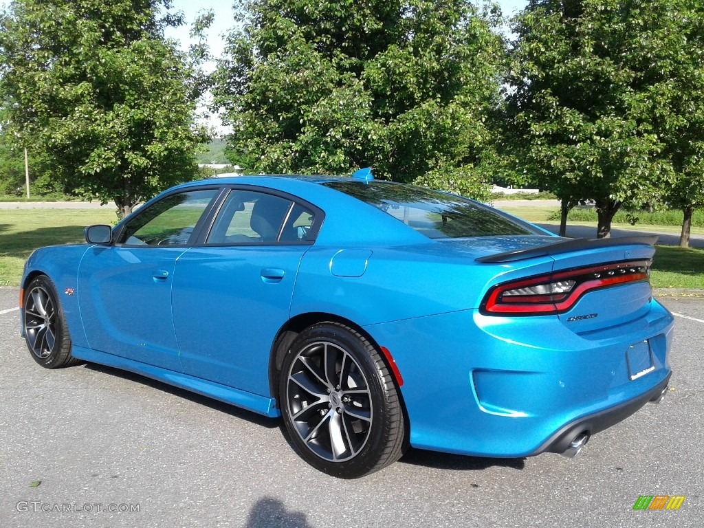 2018 Charger R/T Scat Pack - B5 Blue Pearl / Black photo #8