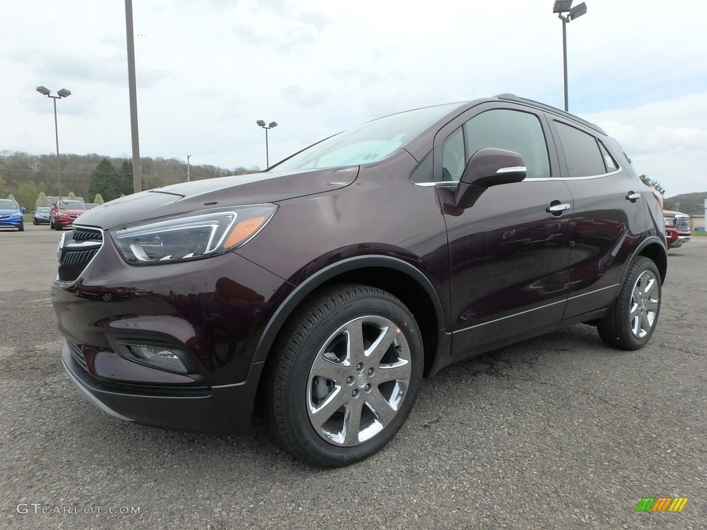 Black Cherry Metallic 2018 Buick Encore Essence AWD Exterior Photo #127003181