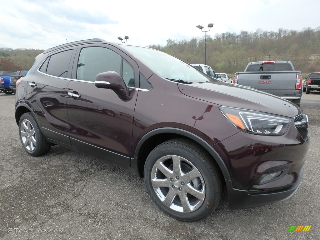 Black Cherry Metallic 2018 Buick Encore Essence AWD Exterior Photo #127003232