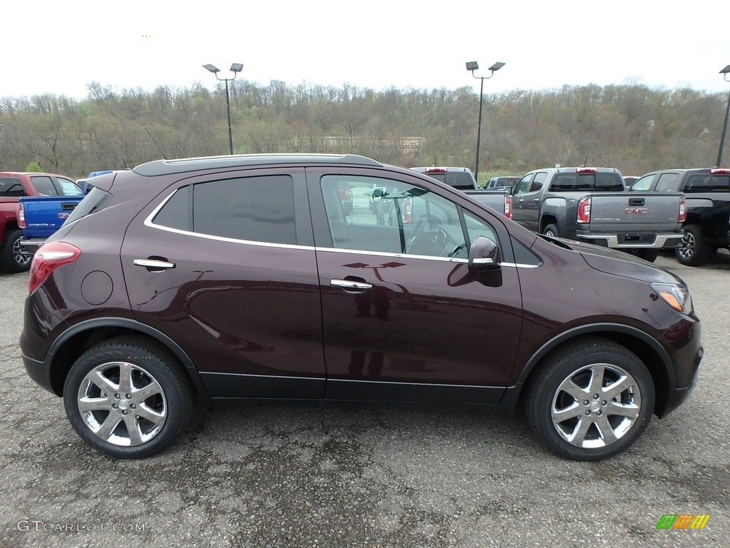 Black Cherry Metallic 2018 Buick Encore Essence AWD Exterior Photo #127003247