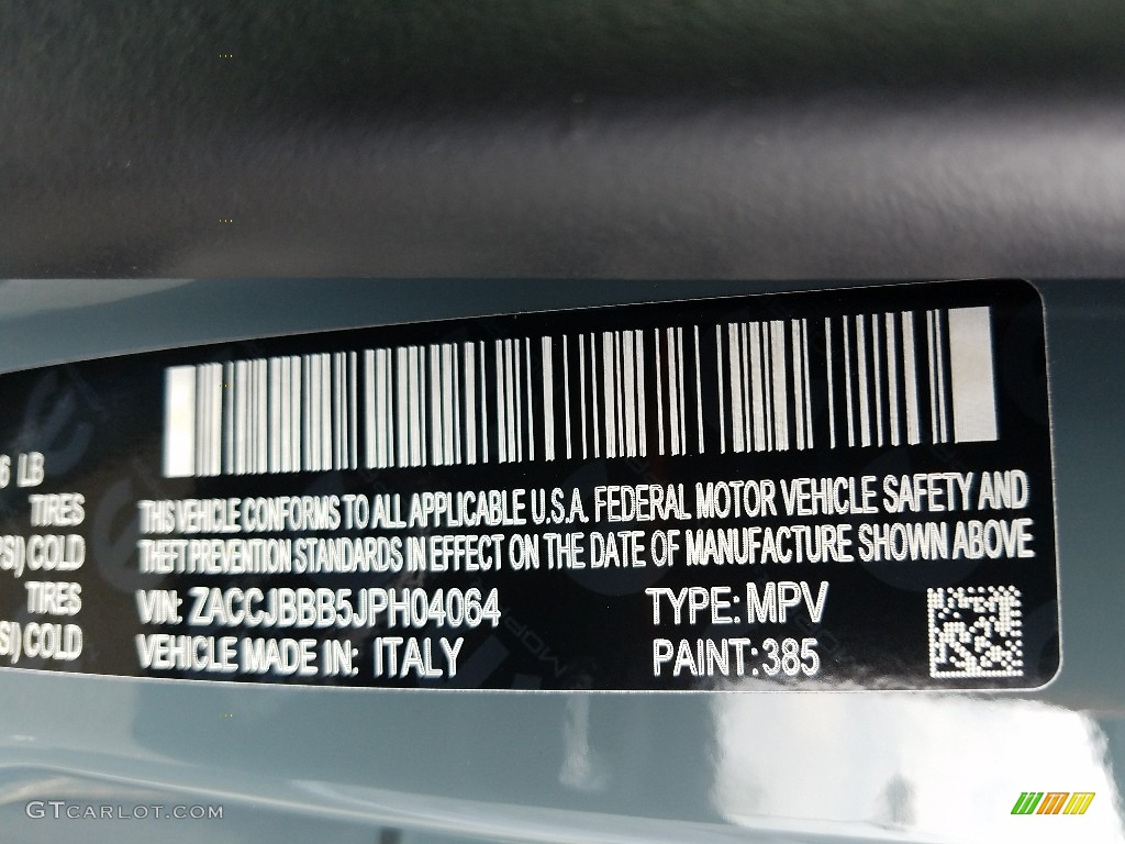 2018 Renegade Color Code 385 for Anvil Photo #127003505