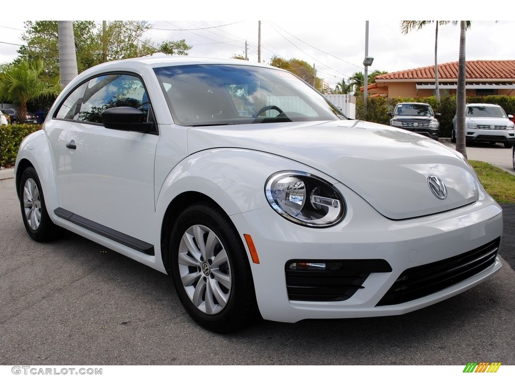 Pure White 2017 Volkswagen Beetle 1.8T S Coupe Exterior Photo #127005716