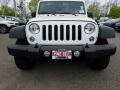 2018 Bright White Jeep Wrangler Unlimited Sport 4x4  photo #2