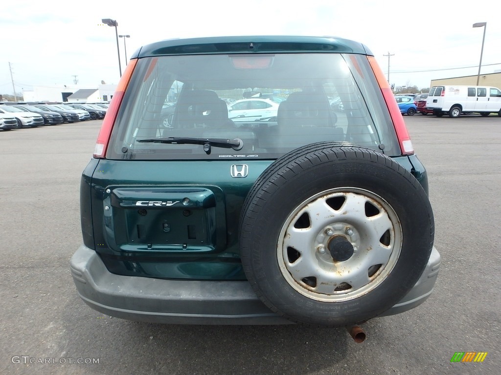 2001 CR-V LX 4WD - Clover Green Pearl / Dark Gray photo #3