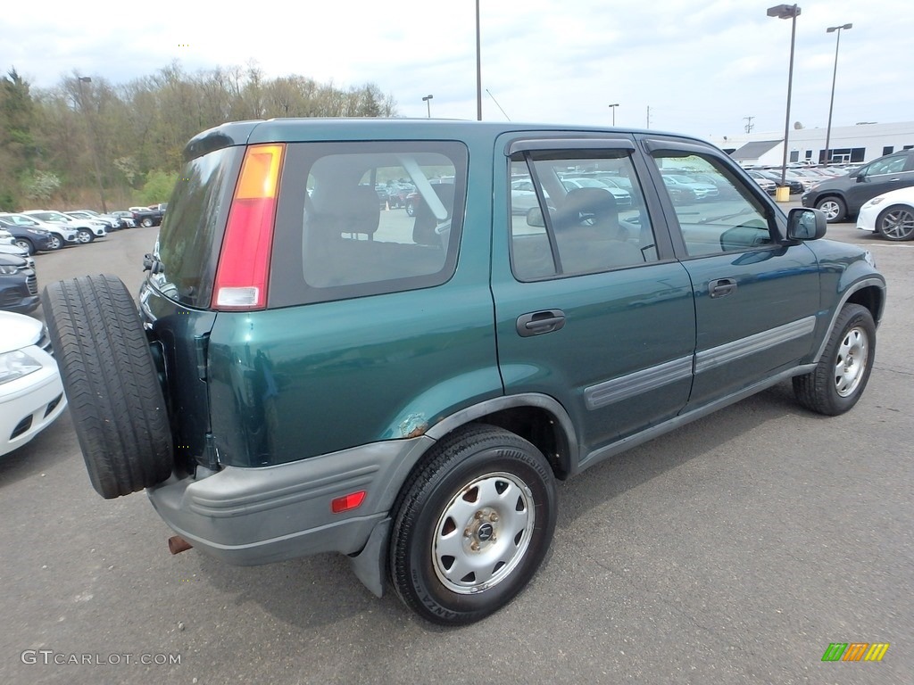 2001 CR-V LX 4WD - Clover Green Pearl / Dark Gray photo #4