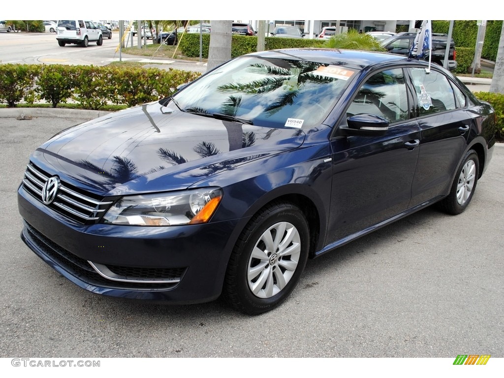 2014 Passat 1.8T Wolfsburg Edition - Night Blue Metallic / Titan Black photo #4