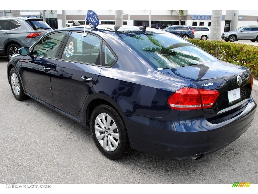 2014 Passat 1.8T Wolfsburg Edition - Night Blue Metallic / Titan Black photo #6