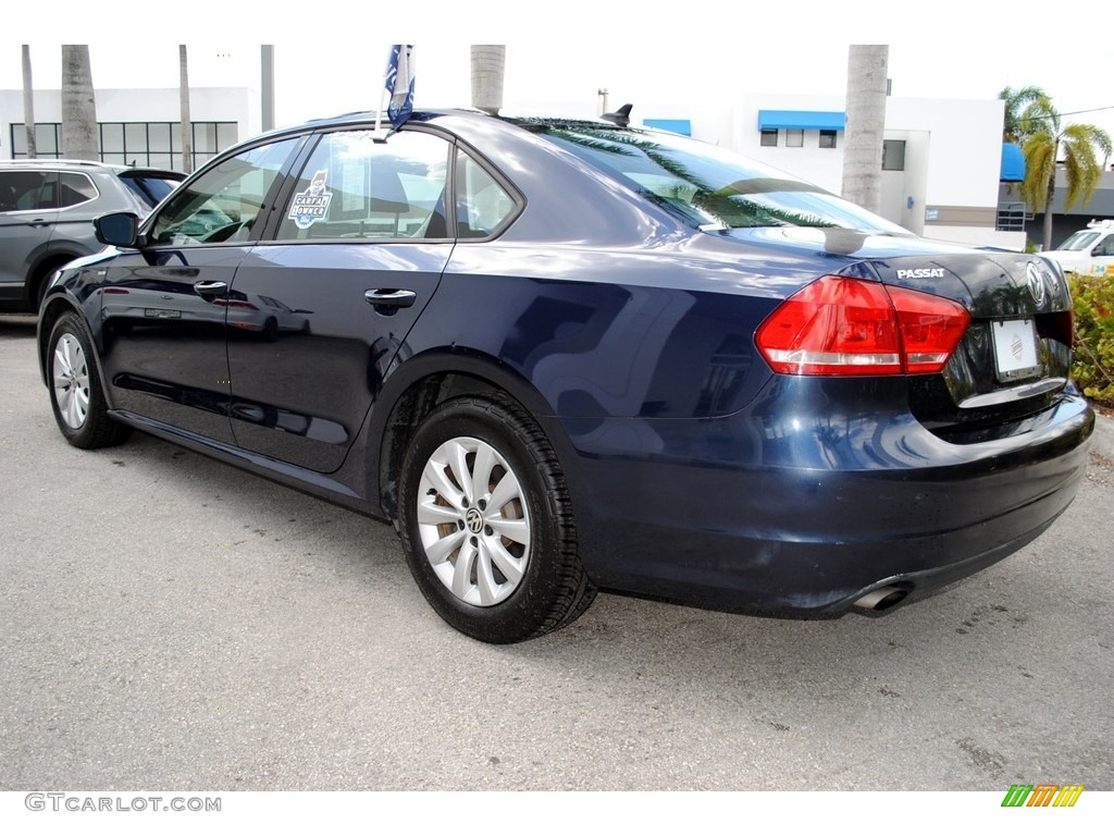 2014 Passat 1.8T Wolfsburg Edition - Night Blue Metallic / Titan Black photo #7