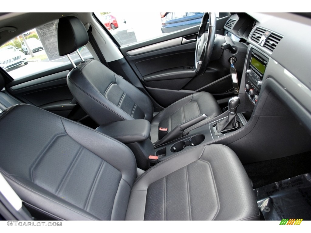 2014 Passat 1.8T Wolfsburg Edition - Night Blue Metallic / Titan Black photo #18